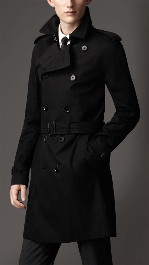 men black burberry trench casual|burberry gabardine trench coats men's.